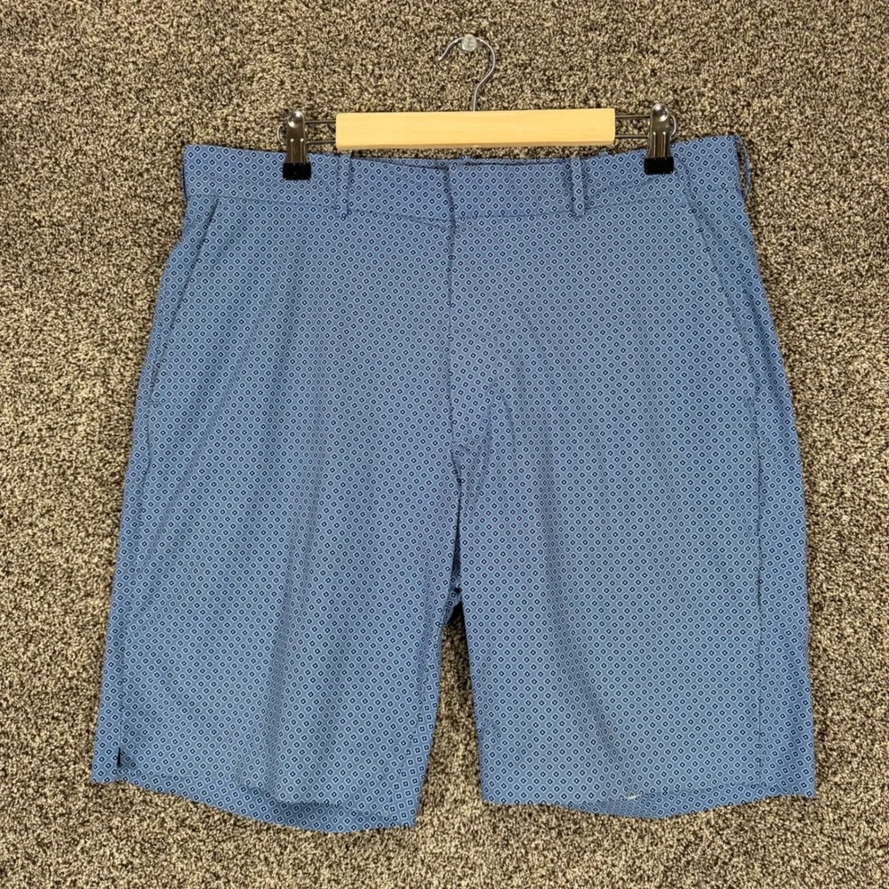 Polo Golf Ralph Lauren Shorts Mens 34/10 Blue AOP Lined Wicking Stretch Swim